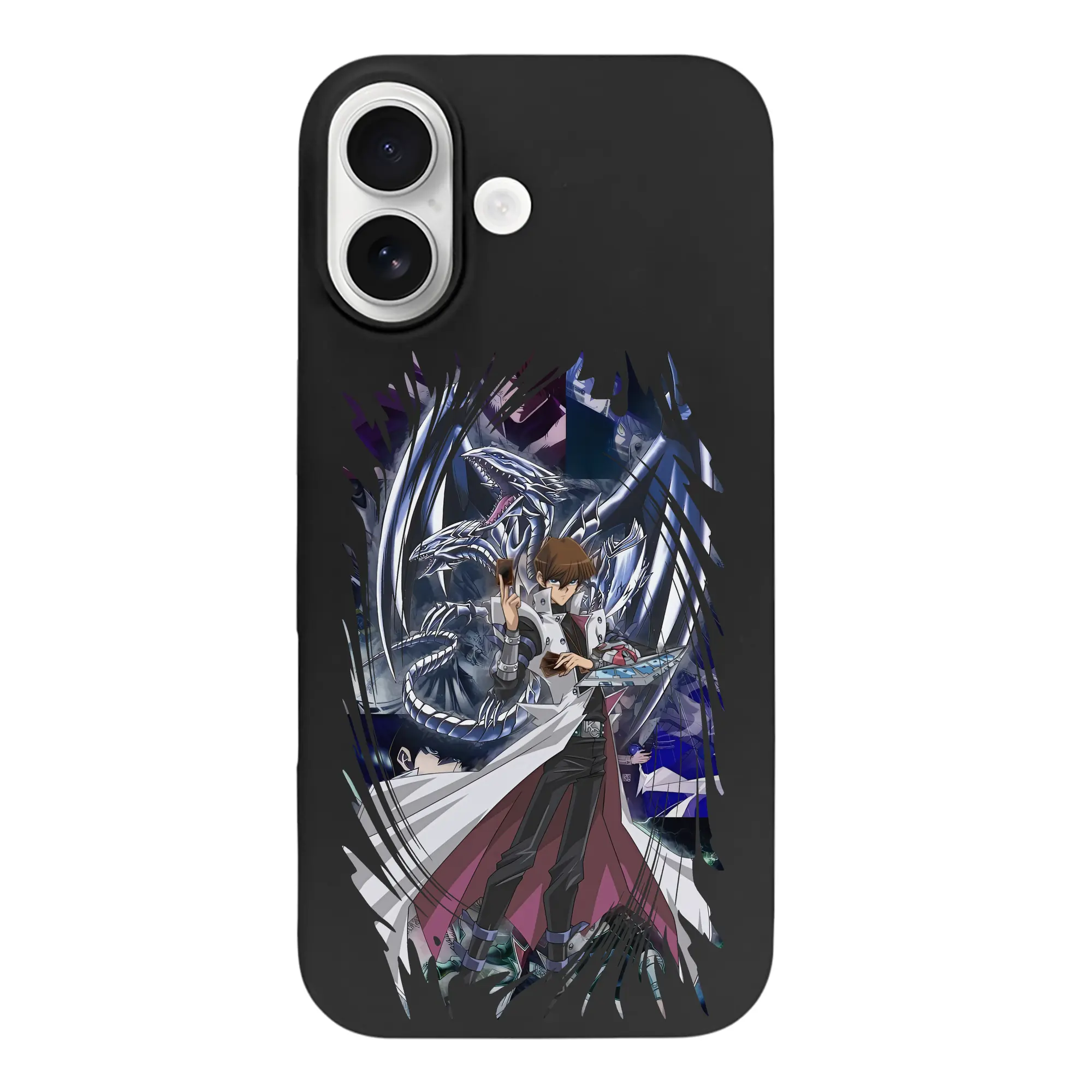 遊☆戯☆王 グッズ,海馬瀬人 - iPhone 17 シリーズ シリコンケース 薄型 耐衝撃 指紋防止 ソフトタッチカバー 精密フィット 傷防止 保護ケース iPhone 17/17 Air/17 Pro/17 Pro Max 対応